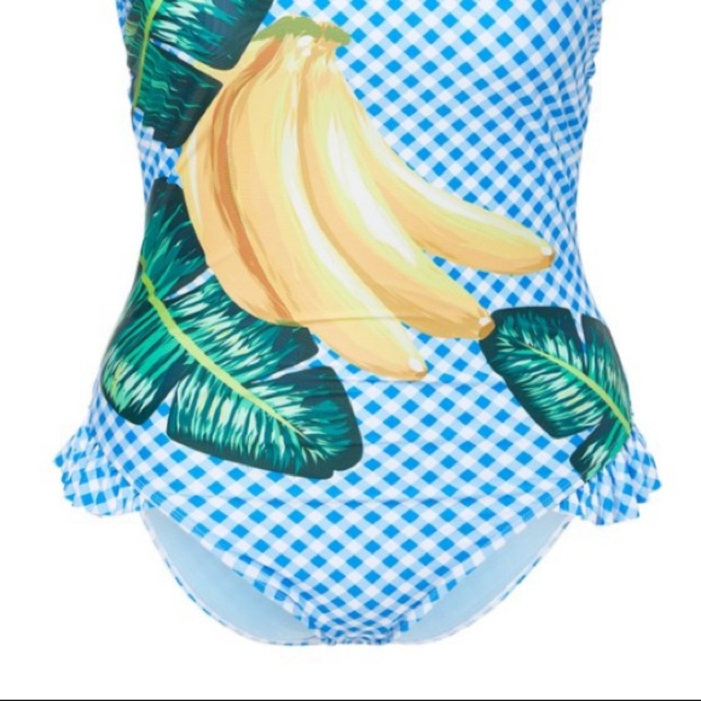 Juicy Couture Pink Label Blue Check Banana Ruffle - Picture 3 of 4